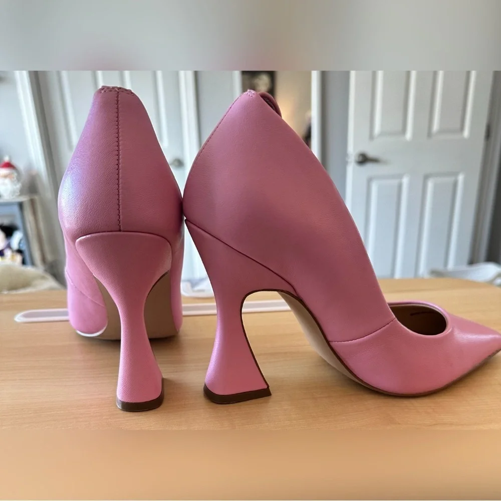 Steve Madden “Zippy” Pink Leather Pump Heels – Rare Find - Picture 5 of 9